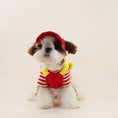 Load image into Gallery viewer, McDonald's-inspired dog employee uniform
