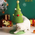 Load image into Gallery viewer, Christmas Tree Cat Climbing Rack and Sisal Scratching Post
