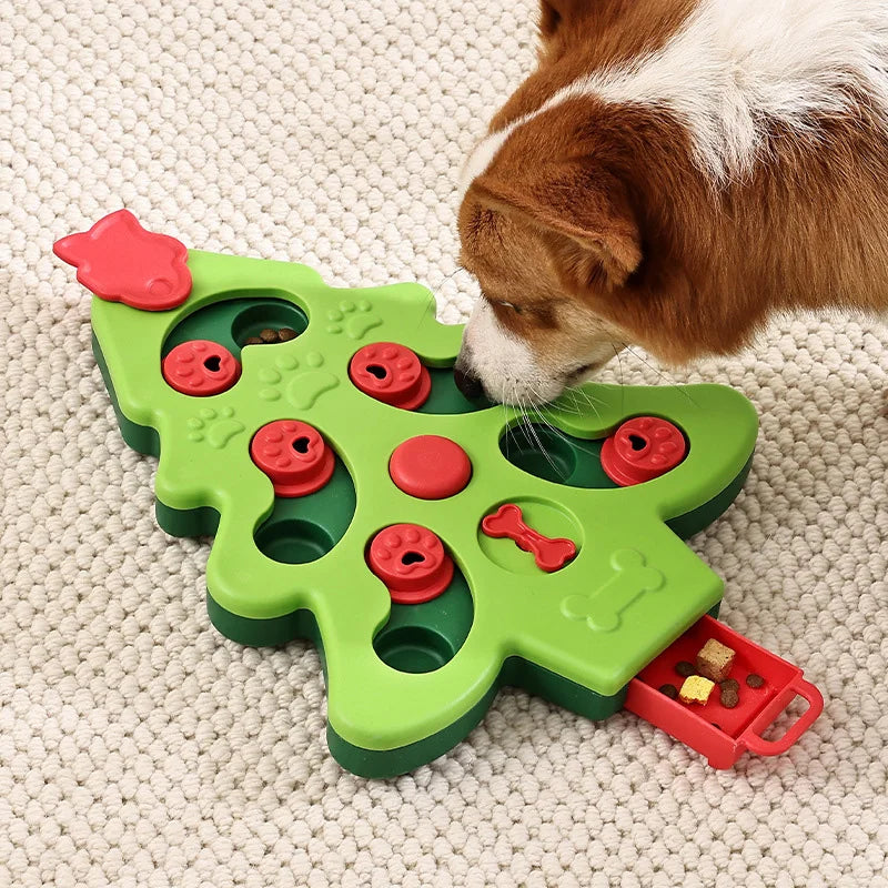 Christmas Tree Interactive Dog Puzzle Toy