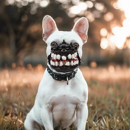 Halloween Dog Muzzle with Large Teeth