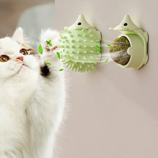 Lickable Catnip Balls for Play and Dental Health